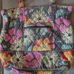 Vera Bradley Jazzy Blooms Floral Purse Shoulder Tote Bag